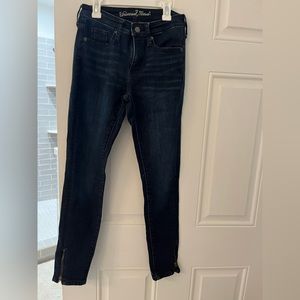 Universal Thread skinny jeans with side ankle zippers